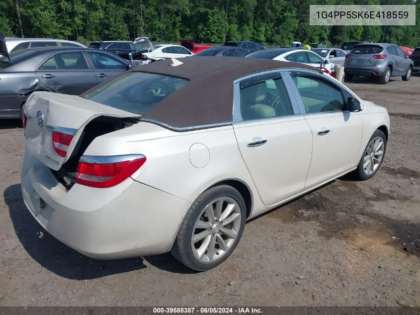 2014 Buick Verano VIN: 1G4PP5SK6E418559 Lot: 39588387