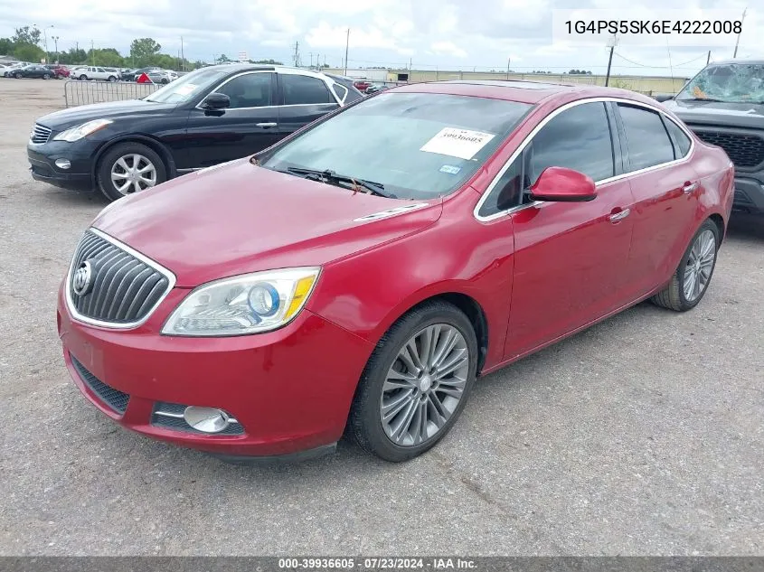 1G4PS5SK6E4222008 2014 Buick Verano Leather Group