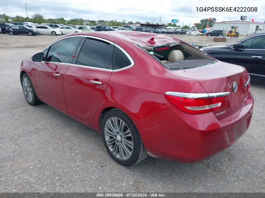 1G4PS5SK6E4222008 2014 Buick Verano Leather Group