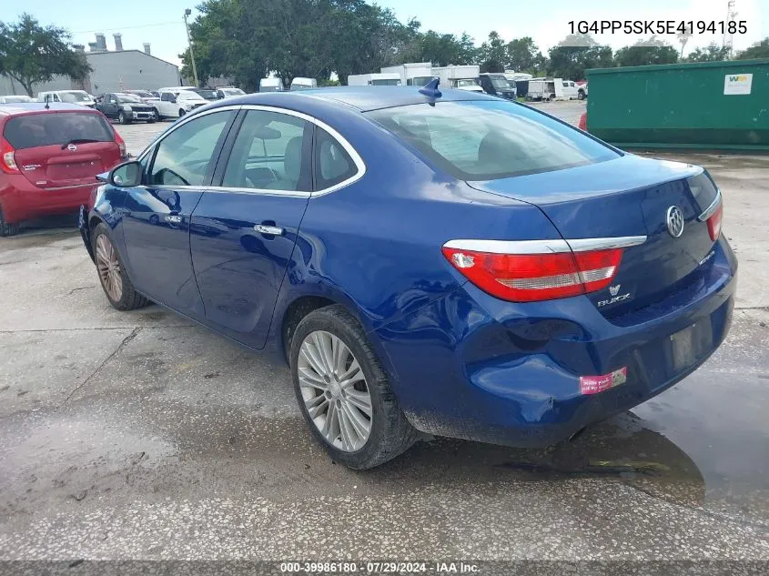 2014 Buick Verano VIN: 1G4PP5SK5E4194185 Lot: 39986180