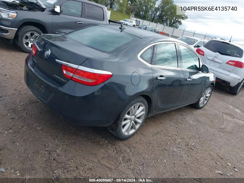 2014 Buick Verano Convenience Group VIN: 1G4PR5SK6E4135740 Lot: 40099487