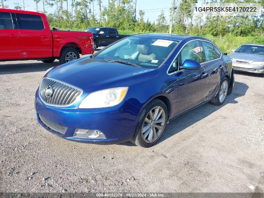 2014 Buick Verano Convenience VIN: 1G4PR5SK5E4170222 Lot: 40152379