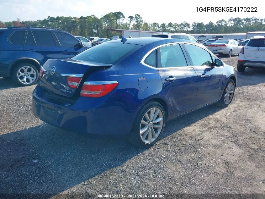 2014 Buick Verano Convenience VIN: 1G4PR5SK5E4170222 Lot: 40152379