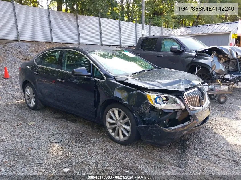 1G4PS5SK4E4142240 2014 Buick Verano Leather Group