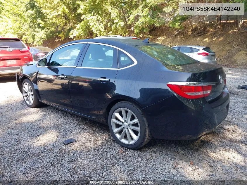 1G4PS5SK4E4142240 2014 Buick Verano Leather Group