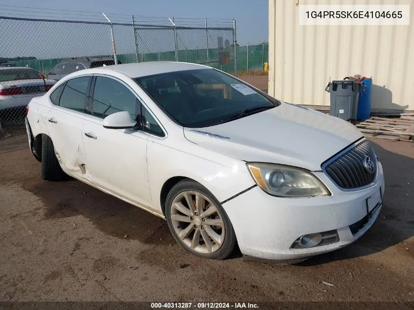 2014 Buick Verano Convenience VIN: 1G4PR5SK6E4104665 Lot: 40313287