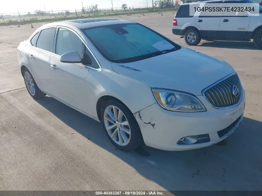 2014 Buick Verano Leather Group VIN: 1G4PS5SK7E4232434 Lot: 40383267