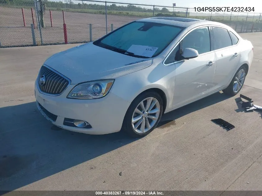 2014 Buick Verano Leather Group VIN: 1G4PS5SK7E4232434 Lot: 40383267