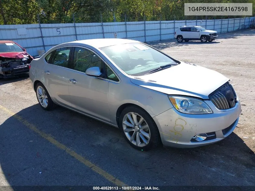 2014 Buick Verano Convenience Group VIN: 1G4PR5SK2E4167598 Lot: 40529113