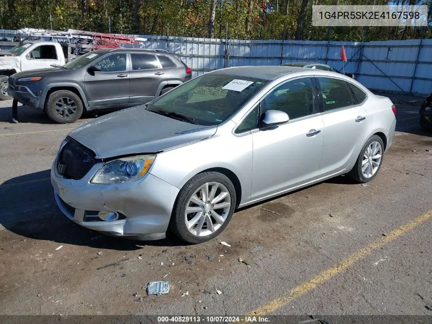 2014 Buick Verano Convenience Group VIN: 1G4PR5SK2E4167598 Lot: 40529113