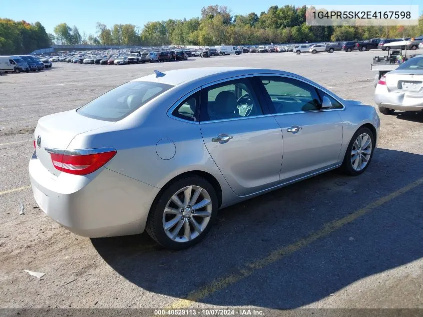 2014 Buick Verano Convenience Group VIN: 1G4PR5SK2E4167598 Lot: 40529113