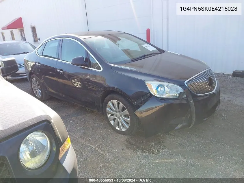 2014 Buick Verano VIN: 1G4PN5SK0E4215028 Lot: 40556053