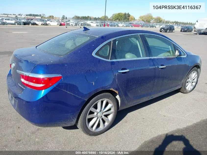 2014 Buick Verano Convenience Group VIN: 1G4PR5SK3E4116367 Lot: 40578880