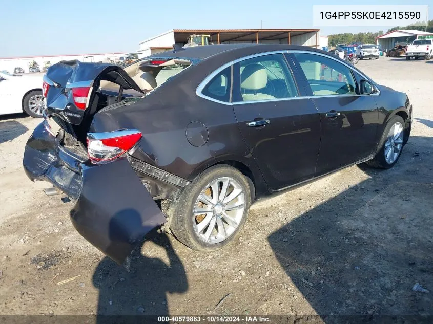 2014 Buick Verano VIN: 1G4PP5SK0E4215590 Lot: 40579883