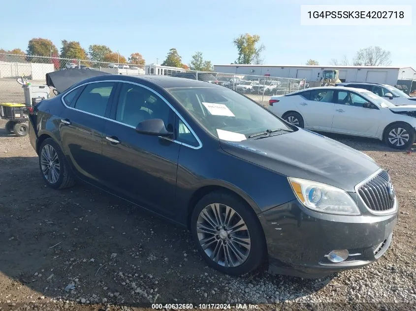 2014 Buick Verano Leather Group VIN: 1G4PS5SK3E4202718 Lot: 40632650