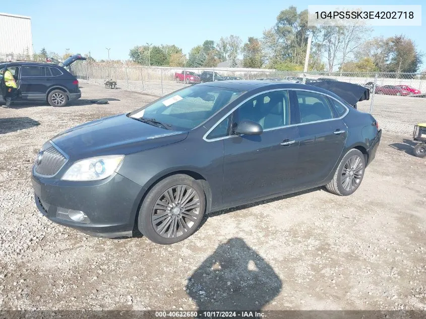 2014 Buick Verano Leather Group VIN: 1G4PS5SK3E4202718 Lot: 40632650