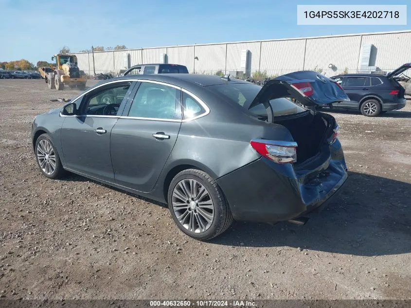 2014 Buick Verano Leather Group VIN: 1G4PS5SK3E4202718 Lot: 40632650