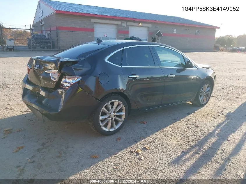 2014 Buick Verano VIN: 1G4PP5SK3E4149052 Lot: 40657386