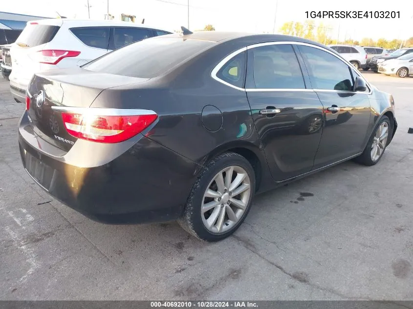 2014 Buick Verano Convenience VIN: 1G4PR5SK3E4103201 Lot: 40692010