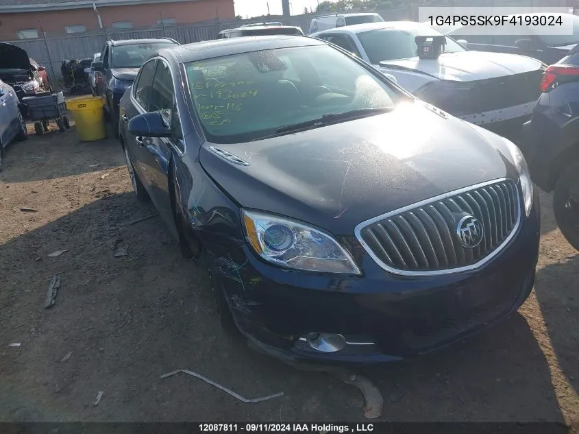 2015 Buick Verano VIN: 1G4PS5SK9F4193024 Lot: 12087811