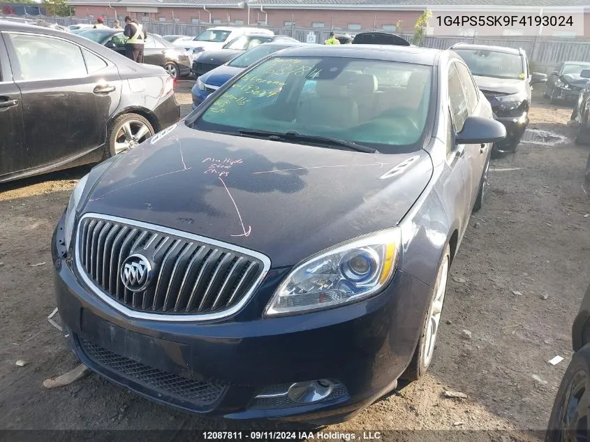 2015 Buick Verano VIN: 1G4PS5SK9F4193024 Lot: 12087811