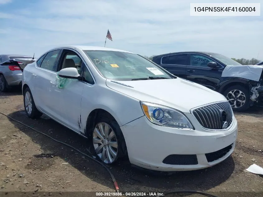 2015 Buick Verano VIN: 1G4PN5SK4F4160004 Lot: 39219886