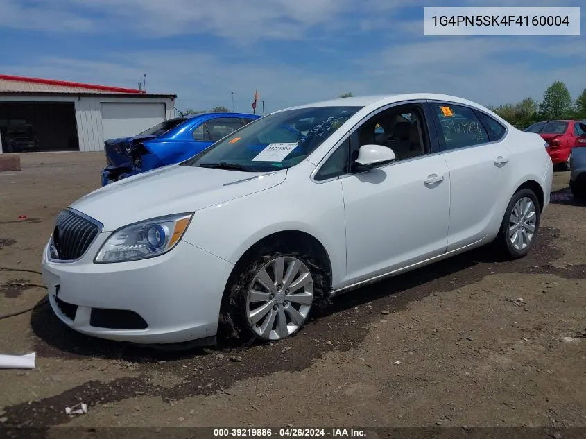 2015 Buick Verano VIN: 1G4PN5SK4F4160004 Lot: 39219886