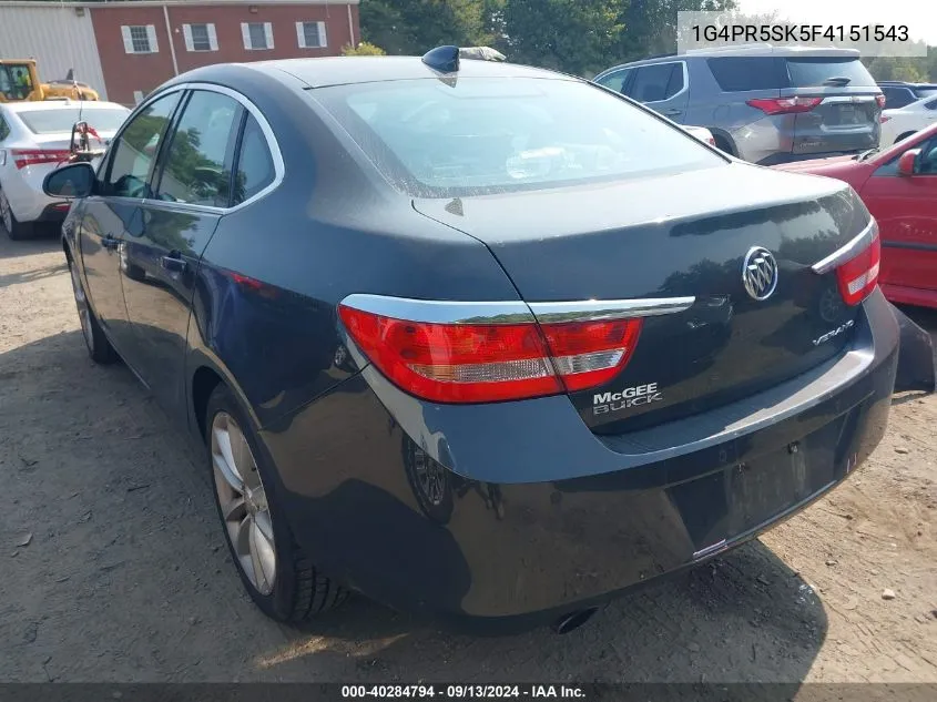 2015 Buick Verano Convenience VIN: 1G4PR5SK5F4151543 Lot: 40284794