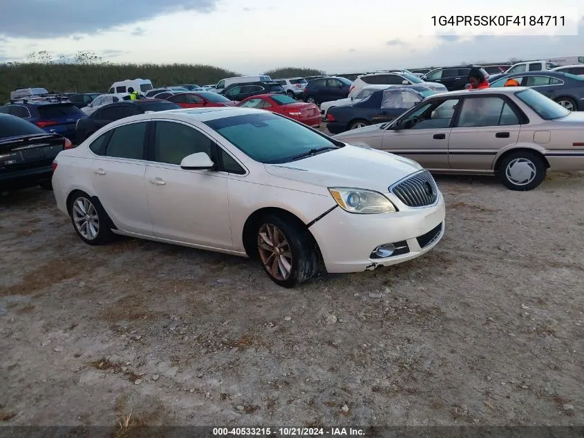 2015 Buick Verano Convenience VIN: 1G4PR5SK0F4184711 Lot: 40533215