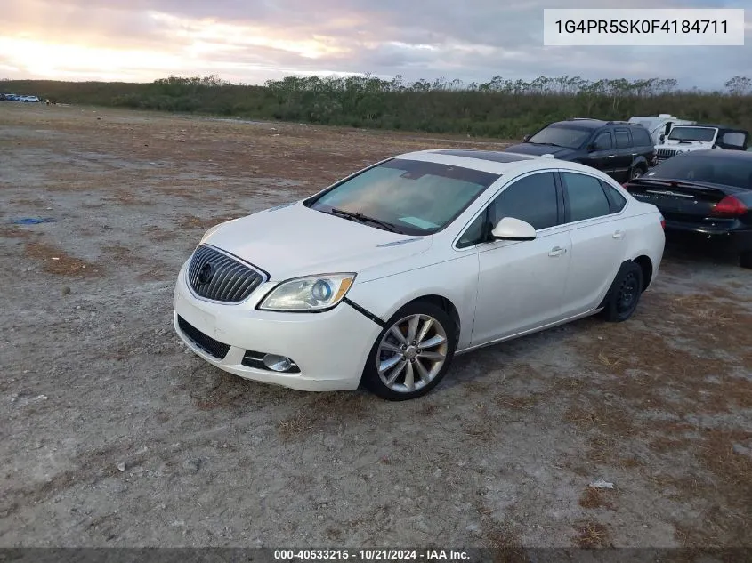 2015 Buick Verano Convenience VIN: 1G4PR5SK0F4184711 Lot: 40533215