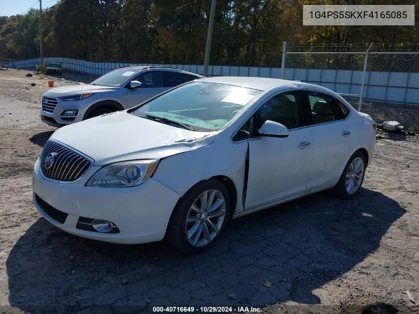 2015 Buick Verano Leather Group VIN: 1G4PS5SKXF4165085 Lot: 40716649