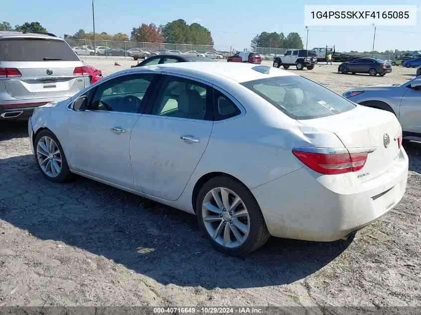 2015 Buick Verano Leather Group VIN: 1G4PS5SKXF4165085 Lot: 40716649