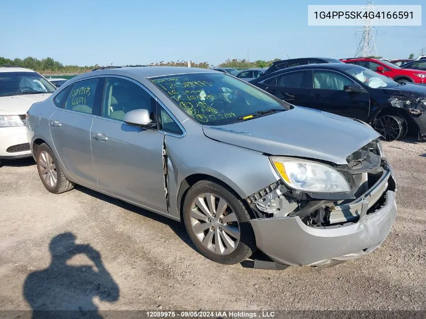 2016 Buick Verano VIN: 1G4PP5SK4G4166591 Lot: 12089975