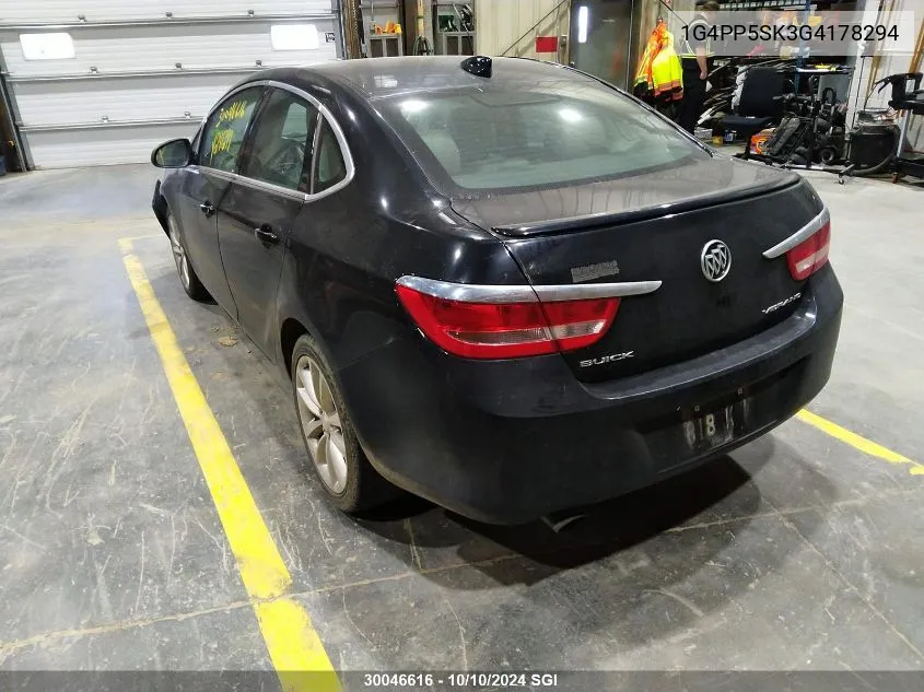 2016 Buick Verano VIN: 1G4PP5SK3G4178294 Lot: 30046616