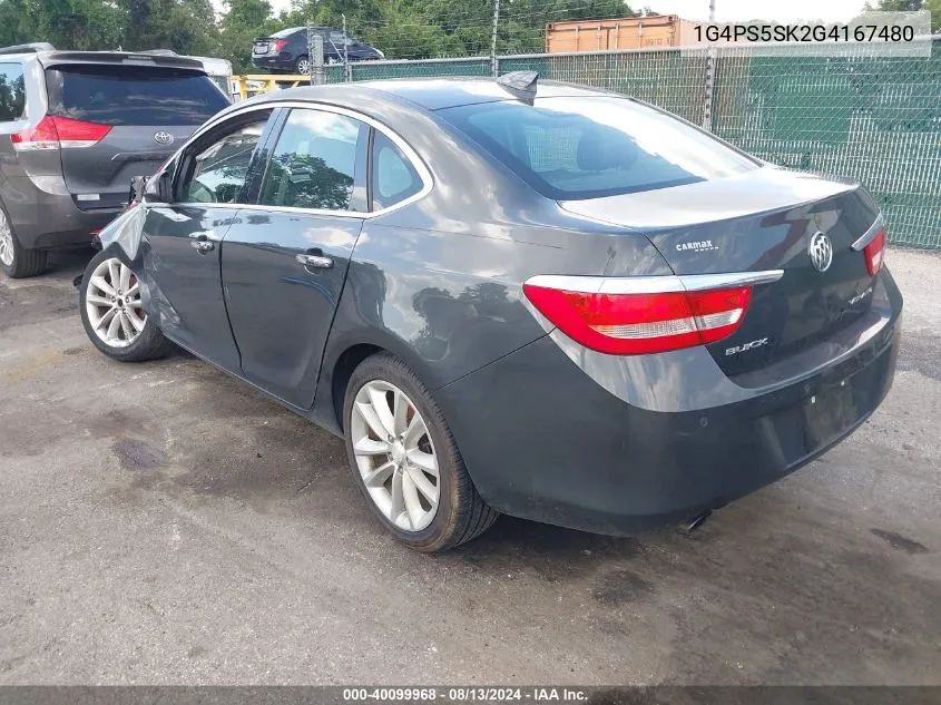 1G4PS5SK2G4167480 2016 Buick Verano Leather Group