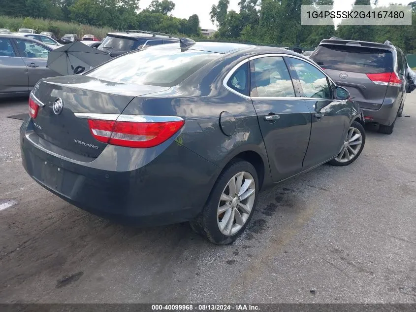 1G4PS5SK2G4167480 2016 Buick Verano Leather Group