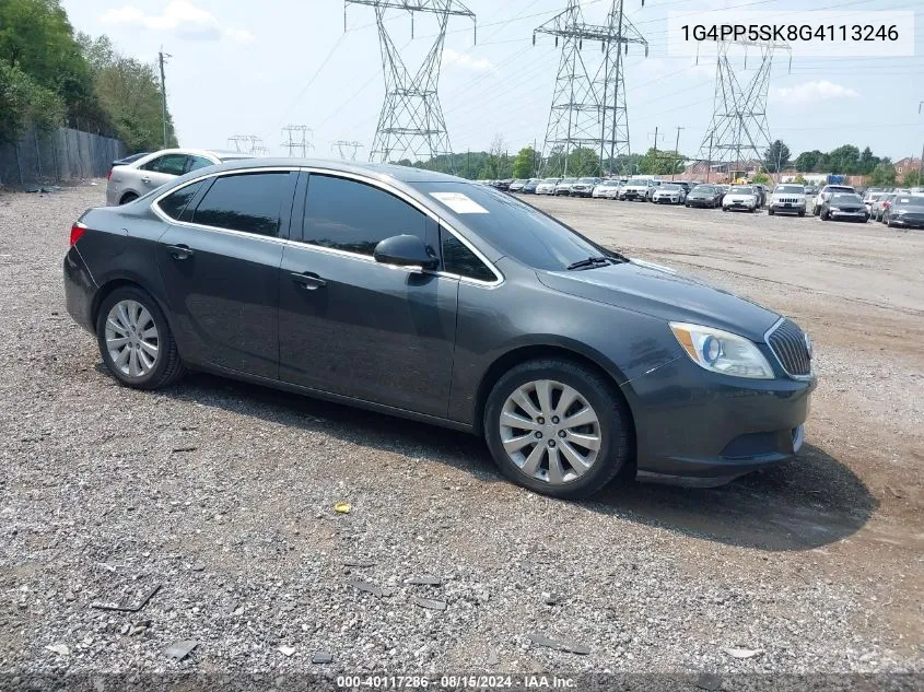 2016 Buick Verano VIN: 1G4PP5SK8G4113246 Lot: 40117286