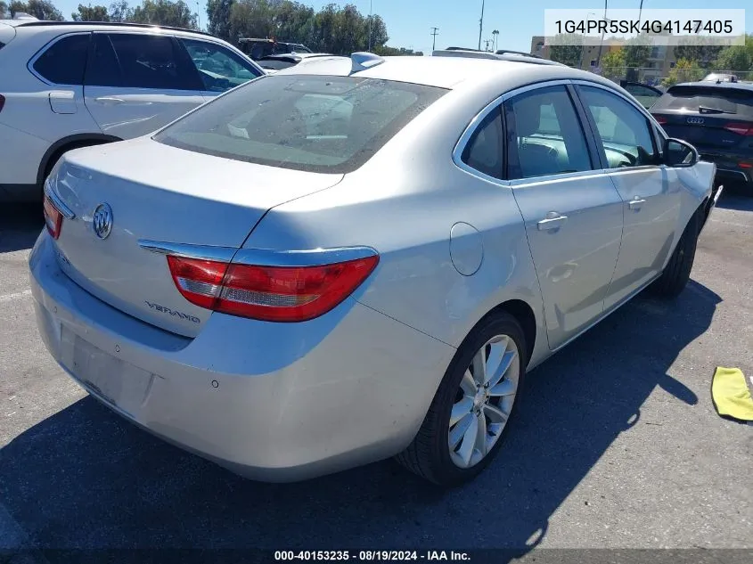 1G4PR5SK4G4147405 2016 Buick Verano Convenience Group