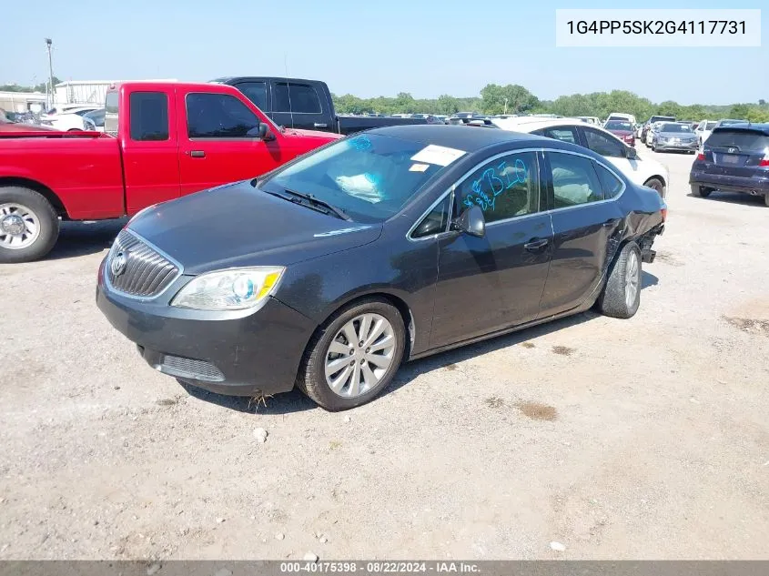 2016 Buick Verano VIN: 1G4PP5SK2G4117731 Lot: 40175398