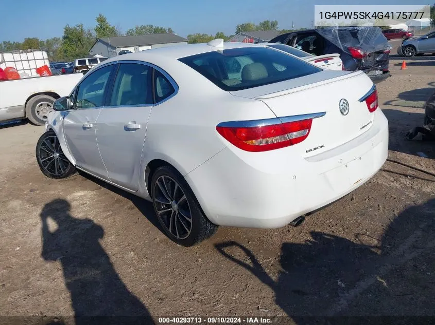 1G4PW5SK4G4175777 2016 Buick Verano Sport Touring Group