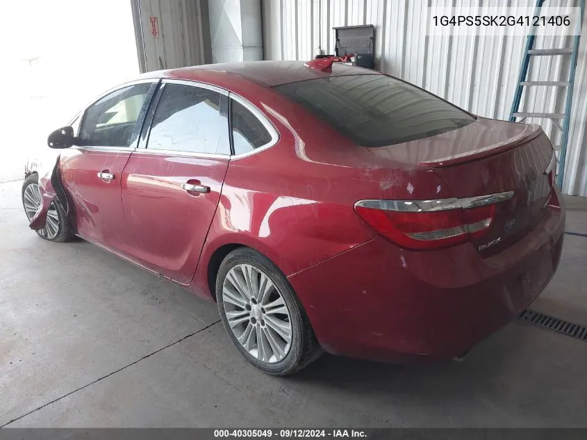 2016 Buick Verano VIN: 1G4PS5SK2G4121406 Lot: 40305049