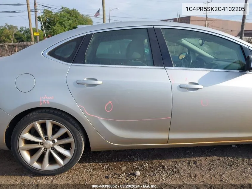 1G4PR5SK2G4102205 2016 Buick Verano Convenience Group