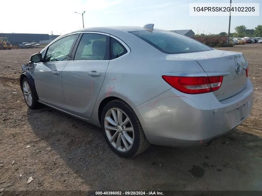 1G4PR5SK2G4102205 2016 Buick Verano Convenience Group