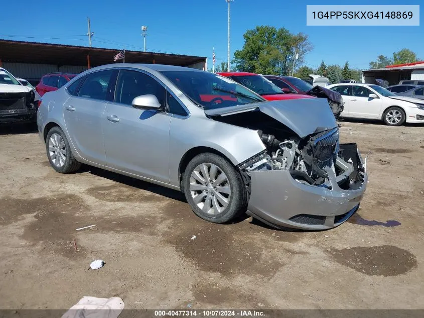 2016 Buick Verano VIN: 1G4PP5SKXG4148869 Lot: 40477314