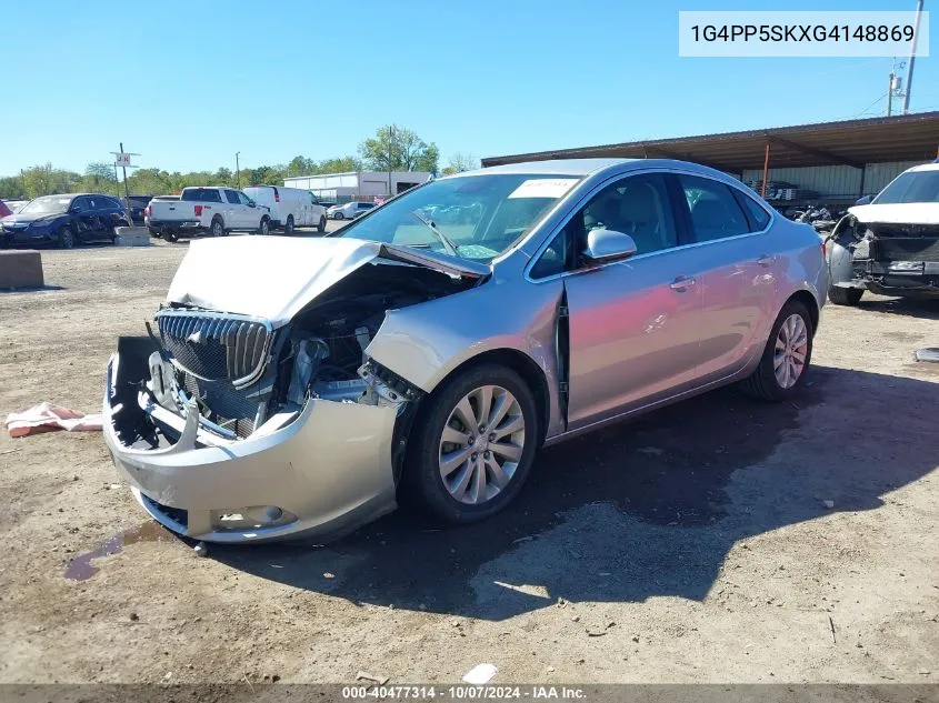 2016 Buick Verano VIN: 1G4PP5SKXG4148869 Lot: 40477314