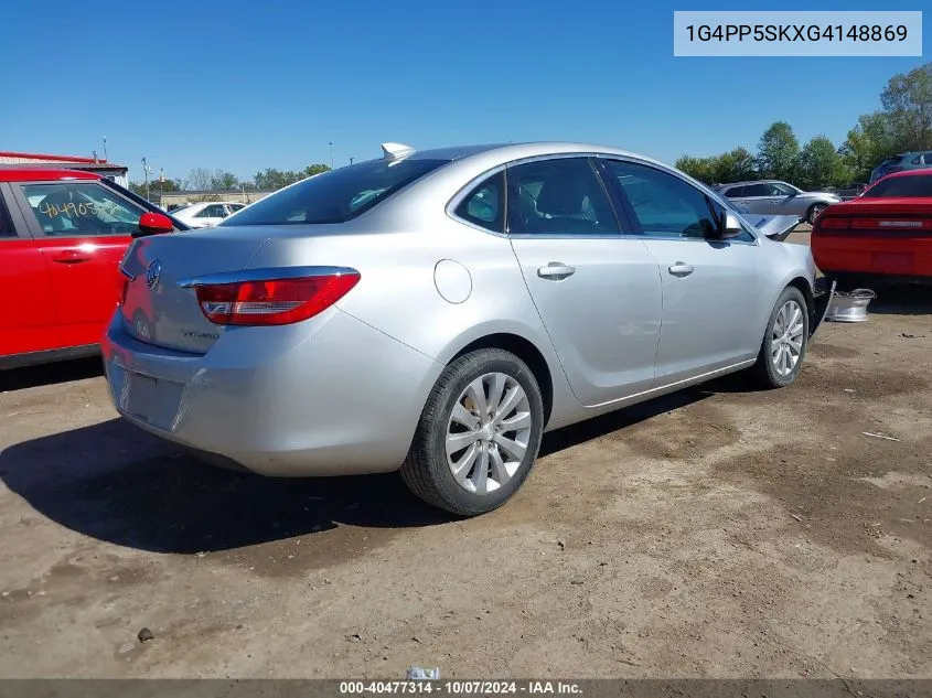 2016 Buick Verano VIN: 1G4PP5SKXG4148869 Lot: 40477314