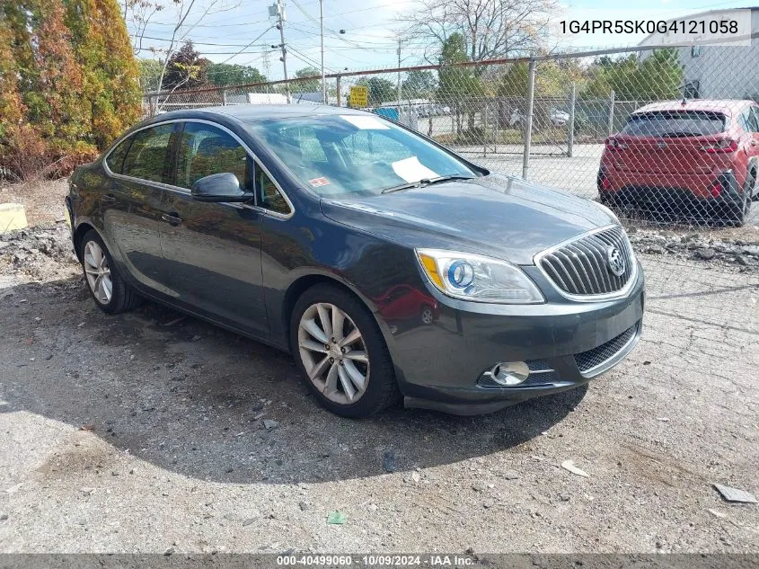 2016 Buick Verano Convenience Group VIN: 1G4PR5SK0G4121058 Lot: 40499060