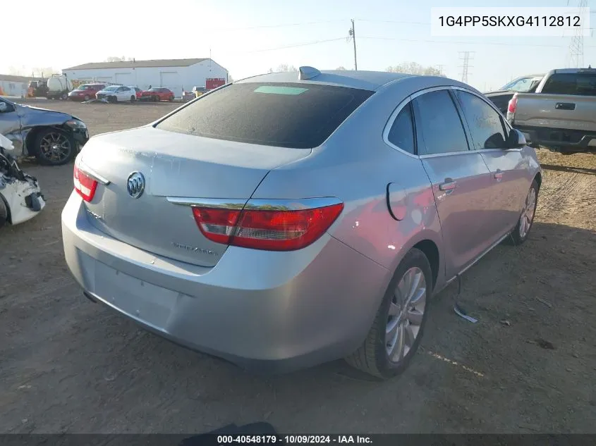 2016 Buick Verano VIN: 1G4PP5SKXG4112812 Lot: 40548179