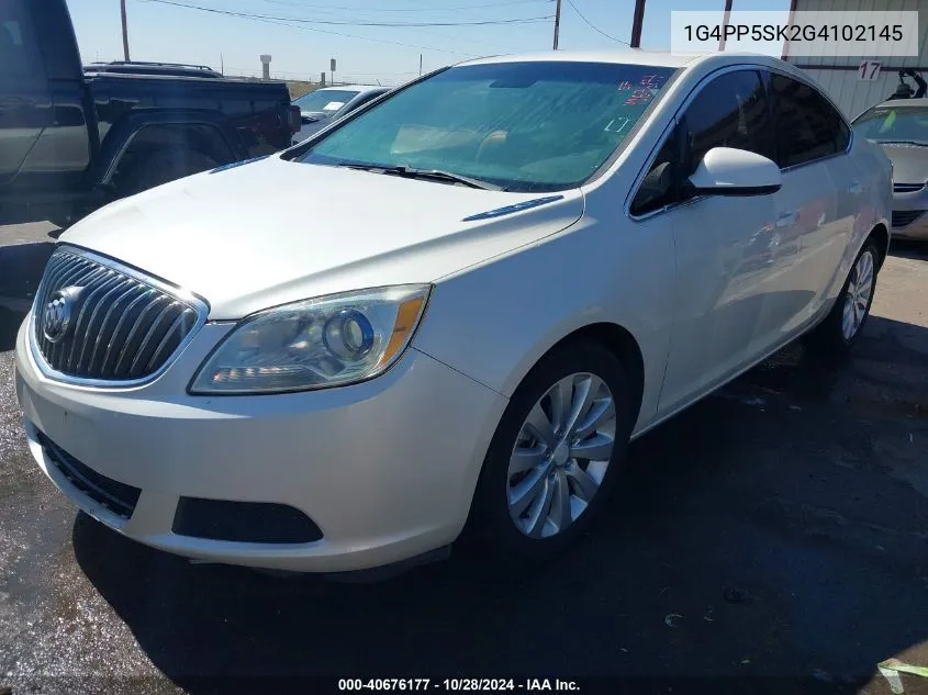 2016 Buick Verano VIN: 1G4PP5SK2G4102145 Lot: 40676177