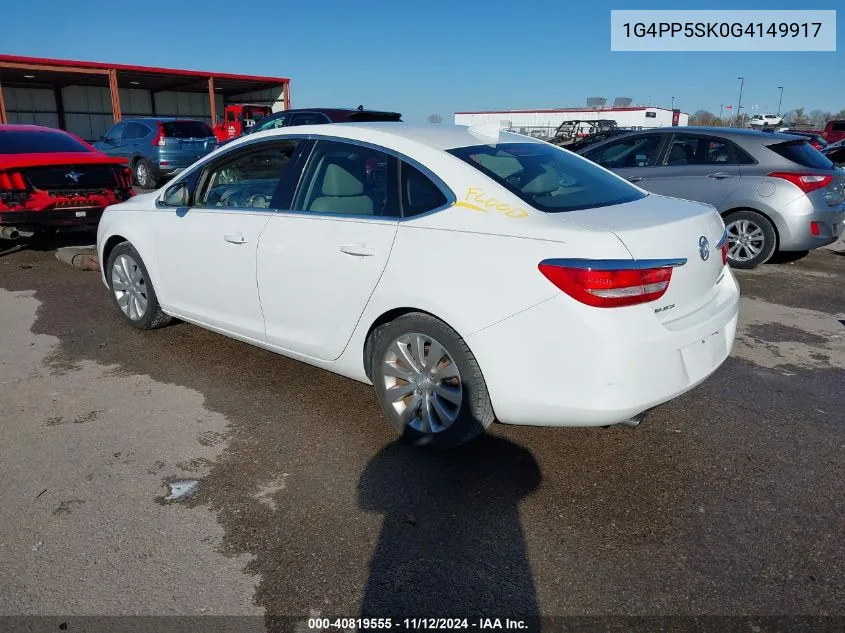 1G4PP5SK0G4149917 2016 Buick Verano